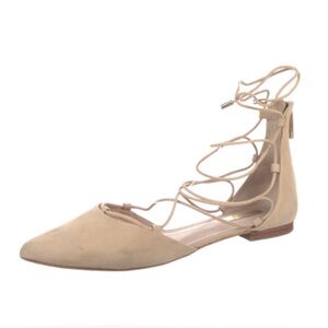 Louise Et Cie suede pointy-toe ballerina flats shoes women size 7 1/2 M